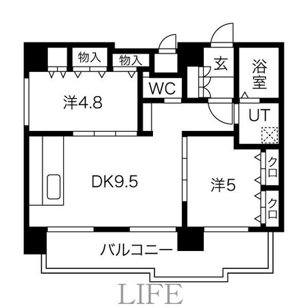 ノーザンライト平岸の物件間取画像